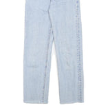 LEVI'S Womens Regular Fit Blue Denim Stone Wash Jeans W23 L25 Classic Button