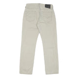 LEVI'S Womens Cotton Blend Beige Regular Fit Straight Leg Trousers W30 L28