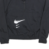 NIKE RUNNING Womens Black Running Jacket M Polyester Zip Lightweight Sport