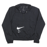NIKE RUNNING Womens Black Running Jacket M Polyester Zip Lightweight Sport