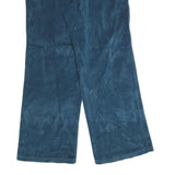 TRUE RELIGION Womens Joggers Blue S W28 L30 Relaxed Wide-Leg Cotton Blend Soft