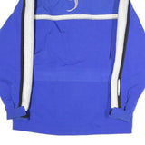 PHENIX Womens Blue & White Zip Jacket S Polyester Blend Logo Embroidered