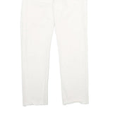 LEVI'S 501 BIG E Womens Jeans White Classic Straight Denim W25 L28 Raw Hem