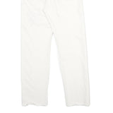 LEVI'S 501 BIG E Womens Jeans White Classic Straight Denim W25 L28 Raw Hem