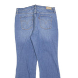 LEVI'S Womens Regular Fit Blue Denim Bootcut Jeans W31 L30 Classic Style Zip