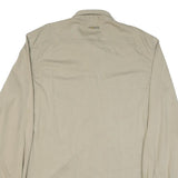CARHARTT Mens Beige FR Work Shirt XL Durable Cotton Blend Button Down