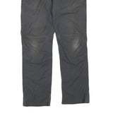 CARHARTT Mens Cotton Blend Black Regular Fit Straight Leg Trousers W34 L34