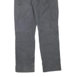 CARHARTT Mens Cotton Blend Black Regular Fit Straight Leg Trousers W34 L34