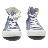 CONVERSE Womens High Top Trainers Blue Canvas UK 5.5 Classic Casual Lace-Up