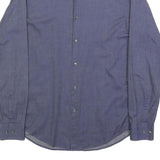 BOSS HUGO BOSS Mens Blue Shirt M Classic Cotton Long Sleeve Button Down