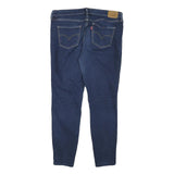 LEVI'S Womens Slim Blue Denim Slim Jeans W31 L27 Classic Cotton Blend Zip