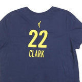 NIKE Womens Blue Indiana 22 Graphic T-Shirt XL Short Sleeve Crew Neck Sportswear