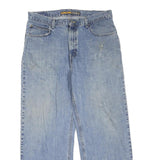 LEVI'S Mens Jeans Blue Regular Straight Denim Medium W34 L30 Classic Zip Closure