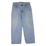 LEVI'S Mens Jeans Blue Regular Straight Denim Medium W34 L30 Classic Zip Closure