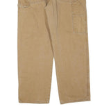 DICKIES Mens Jeans Beige Regular Straight Denim W36 L28 Workwear Durable Cotton