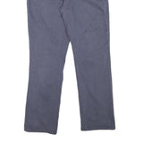 LEVI'S Womens Cotton Blend Blue Regular Straight Trousers W28 L28 Classic Zip