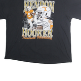 COMFORT COLORS Mens Black Hendon Hooker Graphic T-Shirt 3XL Crew Neck Short