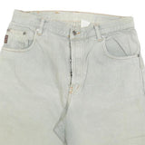 GUIBOR Mens Shorts Light Grey Cotton Blend Casual M W30 Comfortable Pockets