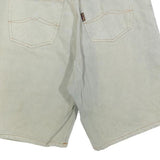 GUIBOR Mens Shorts Light Grey Cotton Blend Casual M W30 Comfortable Pockets