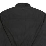 CALVIN KLEIN Mens Black Bomber Jacket L Polyester Plain Zip Closure Casual