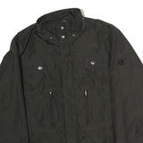 WELLENSTEYN Womens Black Jacket M Polyester Zip Plain Lightweight Casual