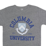 LEAGUE Mens Grey Columbia University Graphic T-Shirt M Short Sleeve Crew Neck