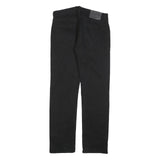 GUESS Mens Slim Black Denim Jeans W36 L32 Zip Closure Stylish Comfort