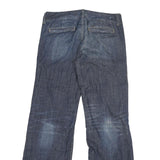 AMERICAN EAGLE Womens Loose Blue Denim Medium W32 L31 Cotton Blend Zip Jeans