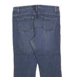 NAUTICA Womens Jeans Blue Regular Straight Denim Medium W34 L24 Zip Cotton Blend