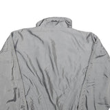 KAELIN Womens Grey Nylon Jacket S Zip Plain Lightweight Polyester