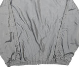 KAELIN Womens Grey Nylon Jacket S Zip Plain Lightweight Polyester