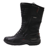 VANUCCI Biker Boots Black Leather Womens UK 7