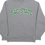 JANSPORT Womens Grey Sac State Hoodie M M Cotton Blend Pullover Casual