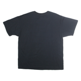 Russsel Mens Black Lindenwood University Cycling Graphic T-Shirt XL Crew Neck