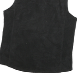 WOOLRICH Womens Black Sleeveless Zip Jacket L Polyester Blend Casual Outerwear