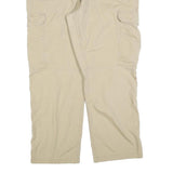 CARHARTT Mens Cotton Blend Beige Relaxed Fit Cargo Trousers W40 L30 Workwear