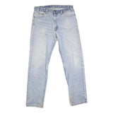 LEVI'S 505 Mens Jeans Blue Regular Straight Denim Light W36 L33 Classic Zip