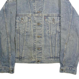 LEVI'S Mens Blue Denim Button Jacket M Cotton Classic Casual Vintage