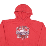 Mens Red Boston World Champions 2018 Pullover Hoodie XL Baseball Drawstring