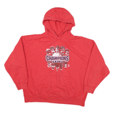 Mens Red Boston World Champions 2018 Pullover Hoodie XL Baseball Drawstring