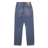 LEVI'S 501 Big E Womens Blue Regular Straight Denim Medium W26 L30 Classic