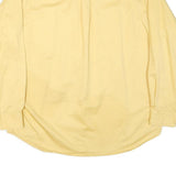 ROUNDTREE AND YORKE Mens Yellow Shirt L Button-Down Cotton Blend Long Sleeve