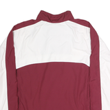 NIKE Womens Maroon & White NM State Zip Jacket XL Polyester Blend Athletic
