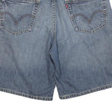 LEVI'S Mens Denim Blue Relaxed Fit Shorts XL W34 Cotton Blend Casual