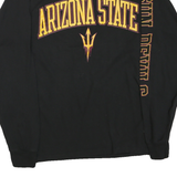 CHAMPION Mens Black Arizona State Graphic Long Sleeve Crew Neck T-Shirt M