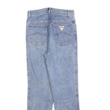 PUEBLO Womens Regular Fit Blue Denim Regular Jeans W28 L28 Classic Cotton Blend