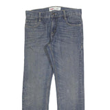 LEVI'S 511 Slim Boys Jeans Blue Denim W27 L27 Slim Fit Cotton Blend Zip