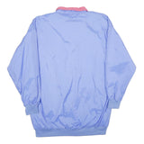 CURRENT SEEN Womens Blue Pink Nylon Button Jacket M Lightweight Colourblock