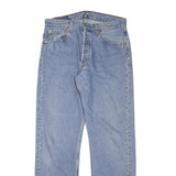 LEVI'S 501 Mens Jeans Blue Regular Straight Denim Medium W31 L31 Classic Button
