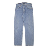 LEVI'S 501 Mens Jeans Blue Regular Straight Denim Medium W31 L31 Classic Button